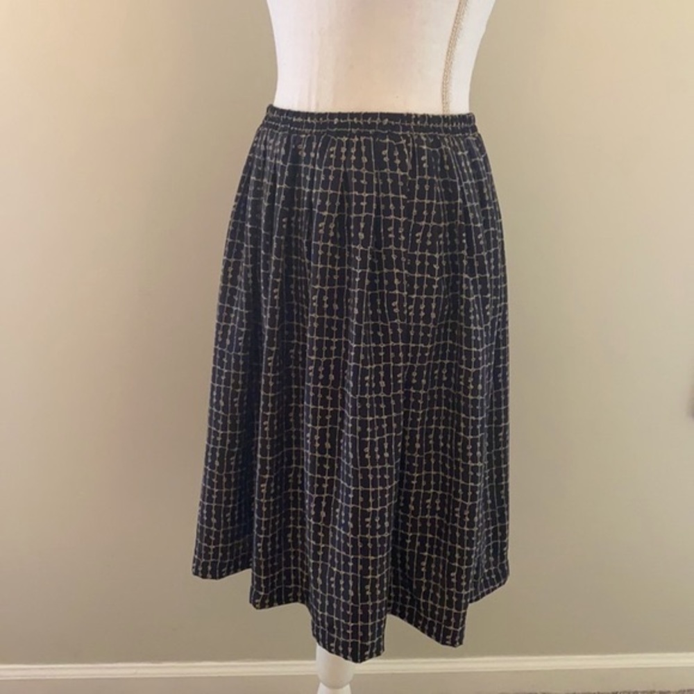 Leslie Faye Printed A-Line Skirt - Picture 6 of 12